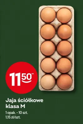 Jaja ściółkowe klasa M promocja w Żabka