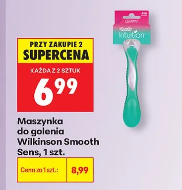 Maszynka do golenia Wilkinson Smooth Sens promocja w Biedronka
