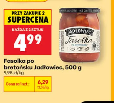 Fasolka po bretońsku Jadłowiec promocja w Biedronka