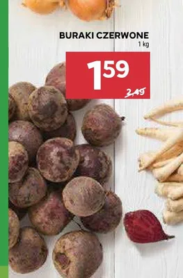 Buraki czerwone promocja w Stokrotka