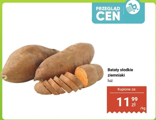 Bataty słodkie ziemniaki luz promocja w Biedronka