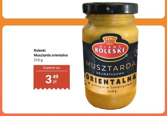 Musztarda orientalna Roleski promocja w Dino