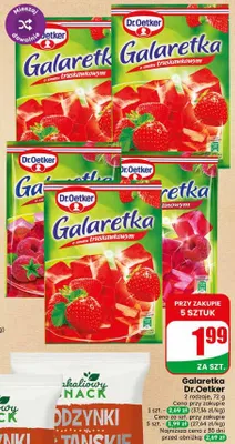 Galaretka Dr.Oetker promocja w Dino
