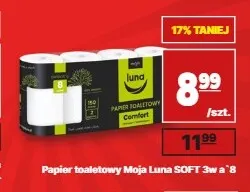Papier toaletowy Moja Luna Soft 8-pak promocja w API Market