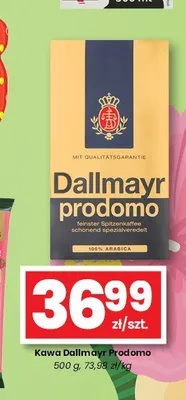 Kawa mielona Dallmayr Prodomo promocja w emma MARKET