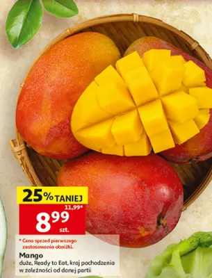 Mango duże Ready to Eat promocja w Auchan