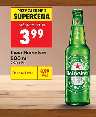 Piwo Heineken promocja w Biedronka