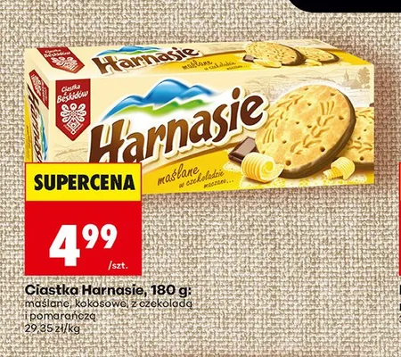 Ciastka maślane Harnasie promocja w Biedronka