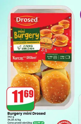 Burgery mini Drosed promocja w Dino