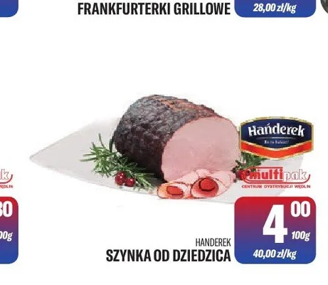 Szynka od dziedzica Hańderek promocja w Tomi Markt