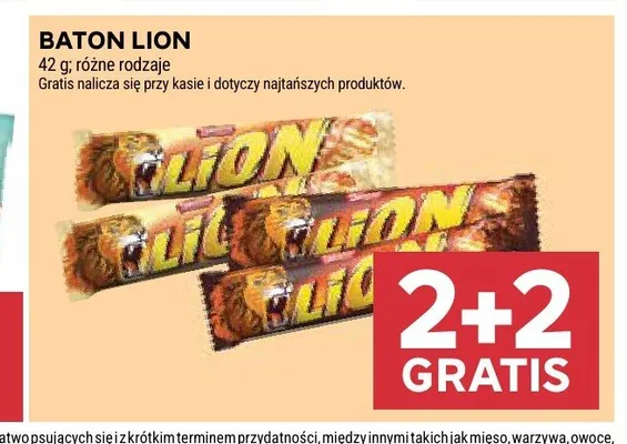 Baton LION promocja w Stokrotka