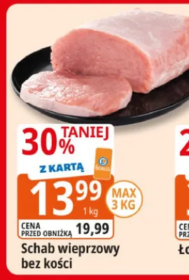 Schab wieprzowy bez kości promocja w Leclerc