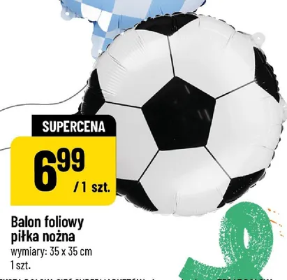Balon foliowy piłka nożna 35x35cm promocja w POLOmarket