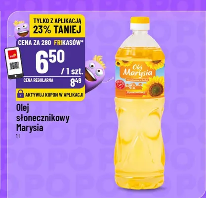 Olej słonecznikowy promocja w POLOmarket
