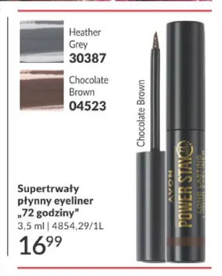 Supertrwały płynny eyeliner Avon 72 godziny promocja w AVON