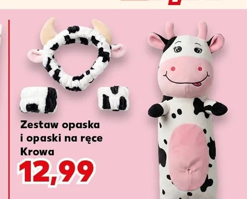 Zestaw opaska i opaski na ręce Krowa promocja w Kaufland