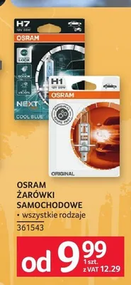 Żarówki samochodowe Osram promocja w Selgros