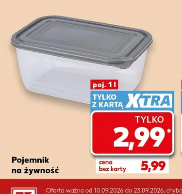 Pojemnik na żywność 1 l promocja w Kaufland