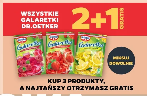 Galaretka Dr. Oetker promocja w Netto