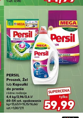 Kapsułki do prania Persil Power Caps promocja w Kaufland