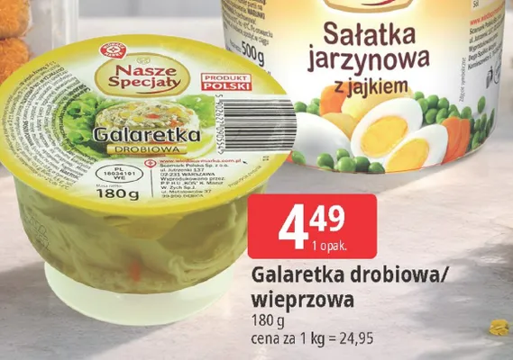 Galaretka drobiowa/wieprzowa promocja w Leclerc