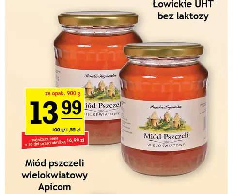 Miód pszczeli wielokwiatowy Apicom promocja w Gram Market