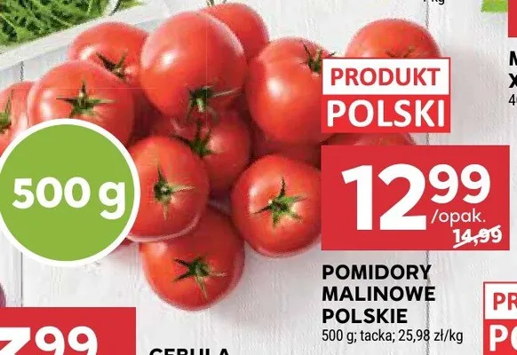 Pomidory malinowe polskie promocja w Stokrotka