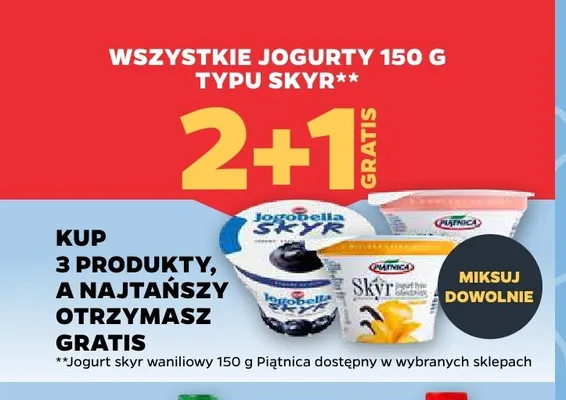 Jogurt typu skyr Jogobella promocja w Netto