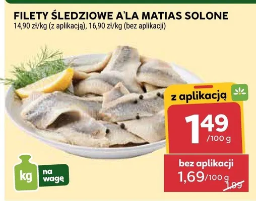 Filety śledziowe a'la Matias Solone promocja w Stokrotka
