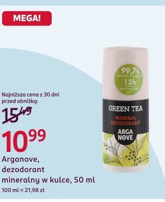 Dezodorant mineralny w kulce promocja w Rossmann