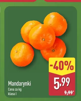 Mandarynki promocja w Aldi