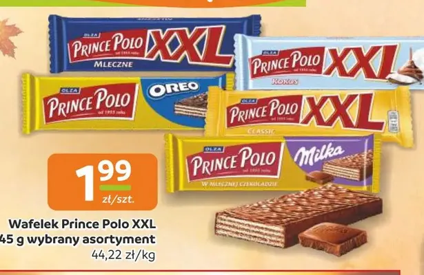 Wafelek Prince Polo XXL classic promocja w Gama