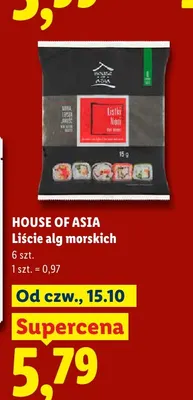 Liście alg morskich House of Asia promocja w Lidl