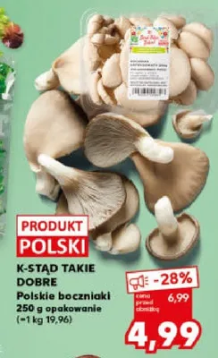Polskie boczniaki promocja w Kaufland
