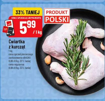 Ćwiartka z kurcząt polska promocja w POLOmarket