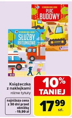Książeczka z naklejkami różne tytuły promocja w Carrefour