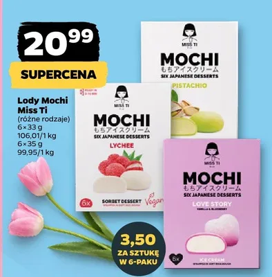 Lody (różne rodzaje) promocja w Netto