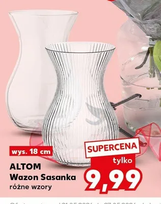 Wazon Sasanka ALTOM wys. 18cm promocja w Kaufland
