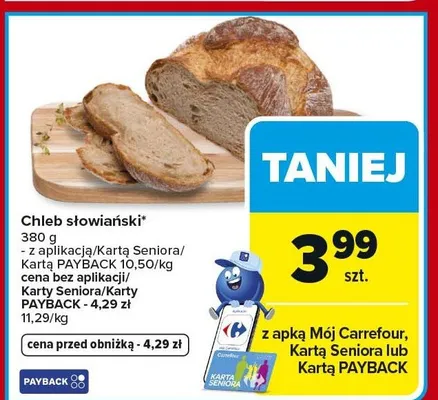 Chleb słowiański promocja w Carrefour