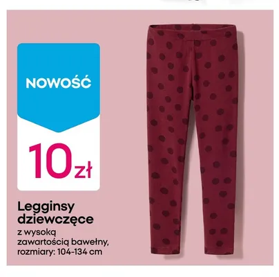 Legginsy dziewczęce promocja w Pepco