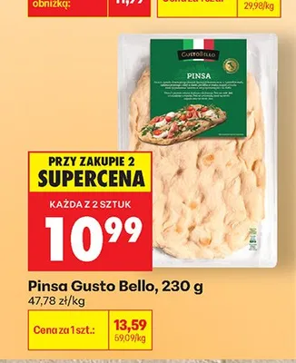 Pinsa Gusto Bello promocja w Biedronka