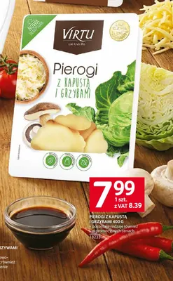 Pierogi z kapustą i grzybami Virtu promocja w Selgros