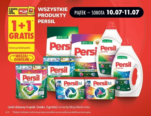 Żel do prania Persil Active Gel promocja w Biedronka