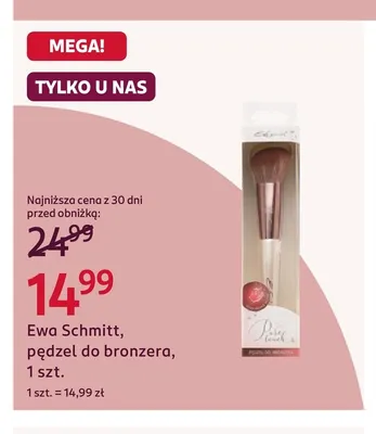 Pędzel do bronzera Ewa Schmitt promocja w Rossmann