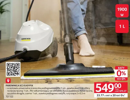 Parownica Kärcher SC3 EasyFix promocja w Selgros