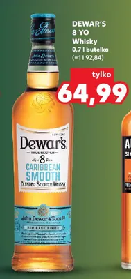 Whisky 8 yo 40% alk. promocja w Kaufland