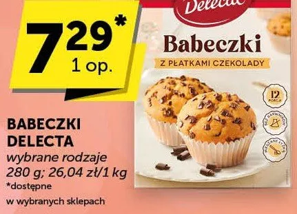 Babeczki Delecta promocja w ABC