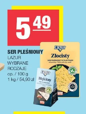 Ser pleśniowy Lazur Złocisty promocja w SPAR