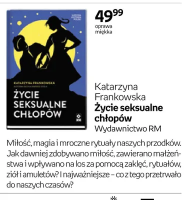 Książka Życie seksualne chłopów Katarzyna Frankowska oprawa miękka promocja w Empik