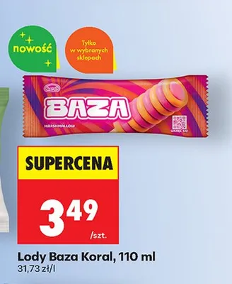 Lody Baza Koral promocja w Biedronka